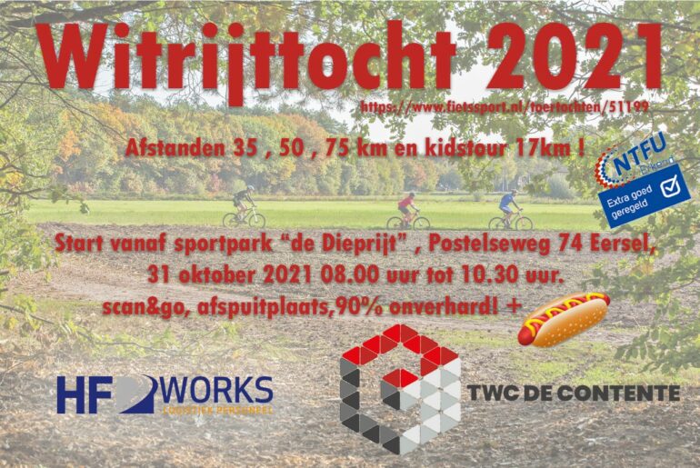 Witrijttocht in Eersel op 31 oktober