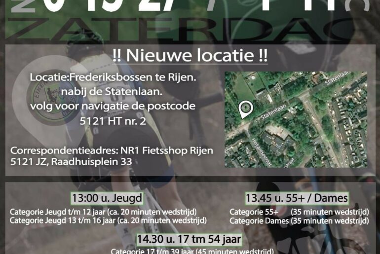 Uitslagen Vijf Eiken Cross 13 november