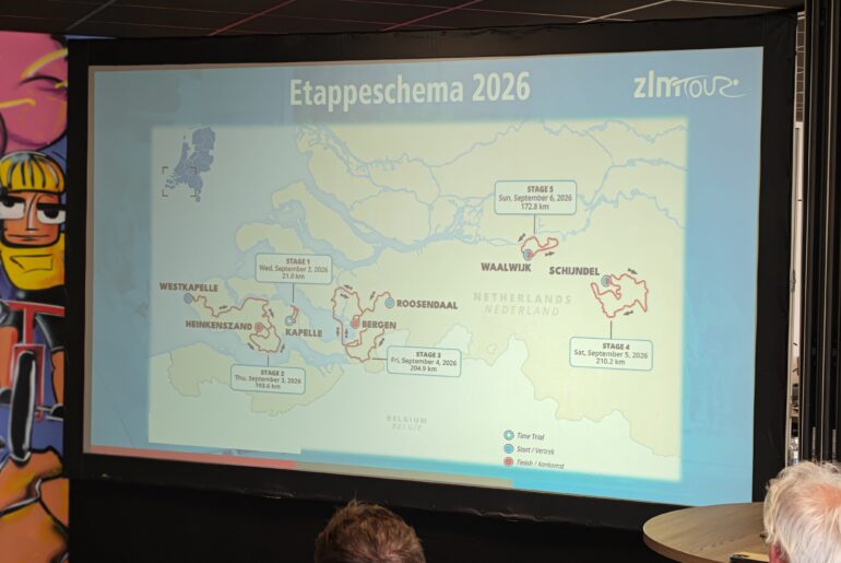 Route en teams ZLM Tour 2026 gepresenteerd - Brabant Cycling